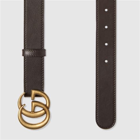 gucci cintura in pelle con fibbia doppia g uomo|Cintura con fibbia Doppia G in pelle nero .